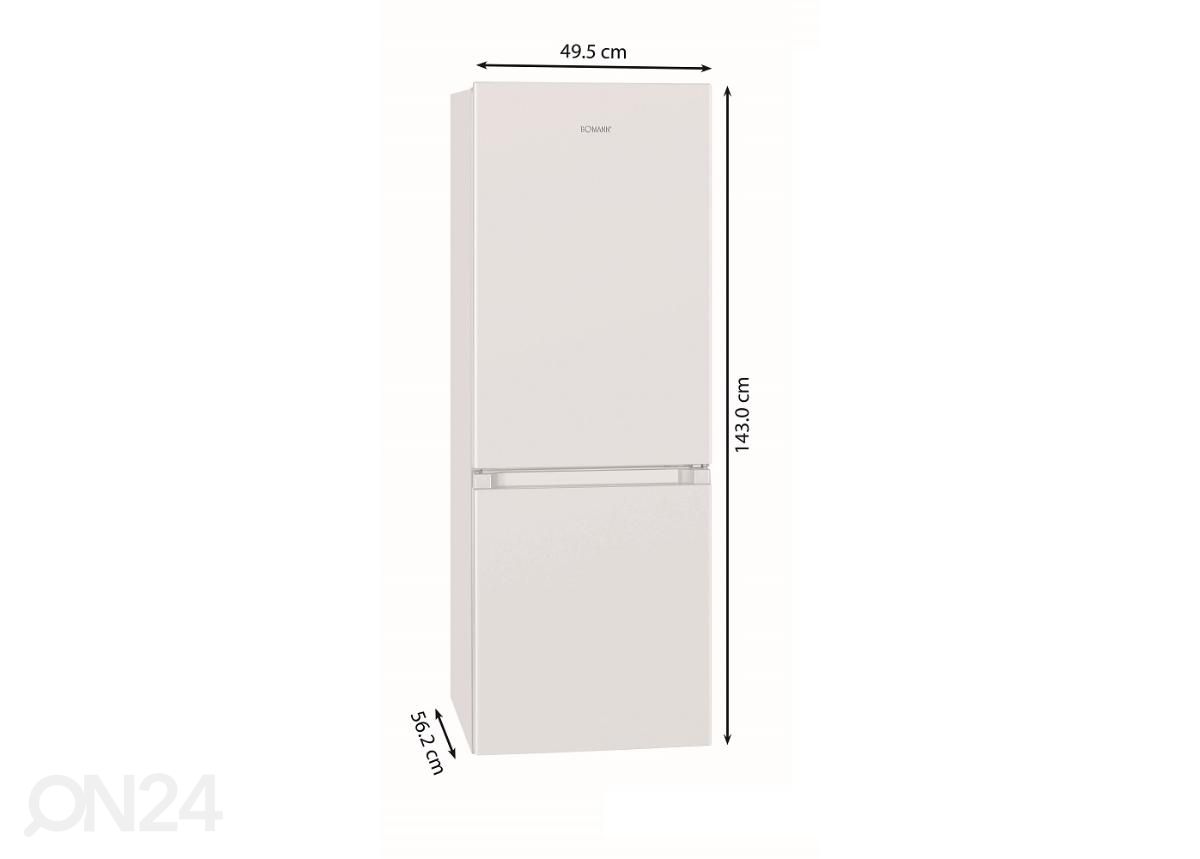 Холодильник Bomann KG322.1W белый увеличить размеры