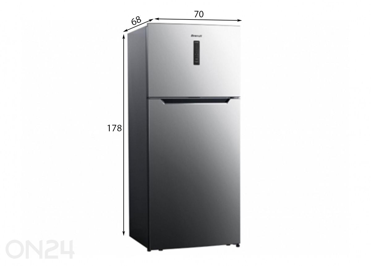 Холодильник Brandt BFD7870NX увеличить размеры