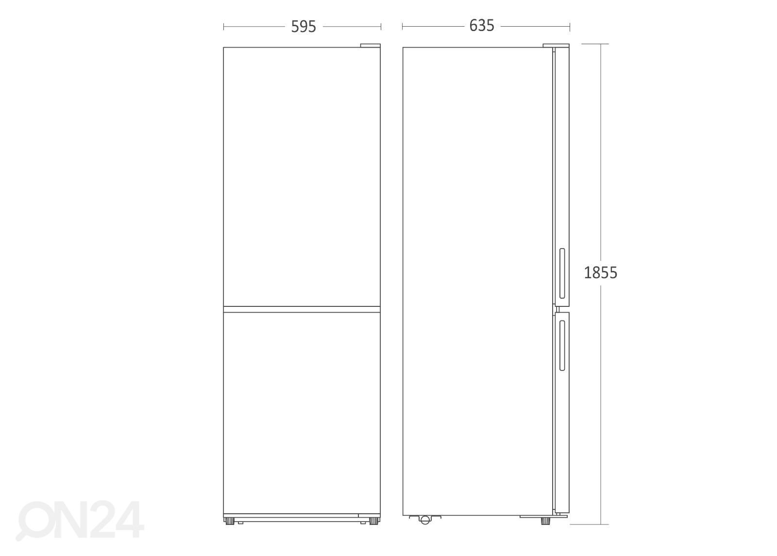 Холодильник Scandomestic SKF331W увеличить размеры
