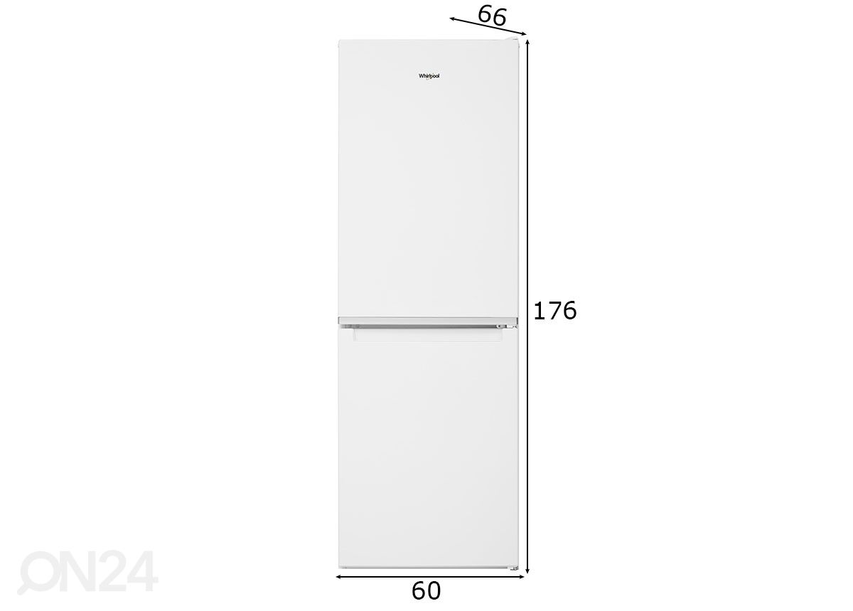 Холодильник Whirlpool W5721EW2 увеличить размеры