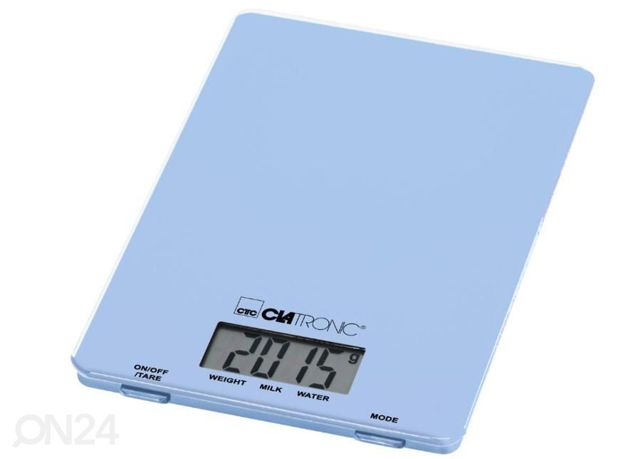 Цифровые кухонные весы Clatronic KW3626B, синие увеличить