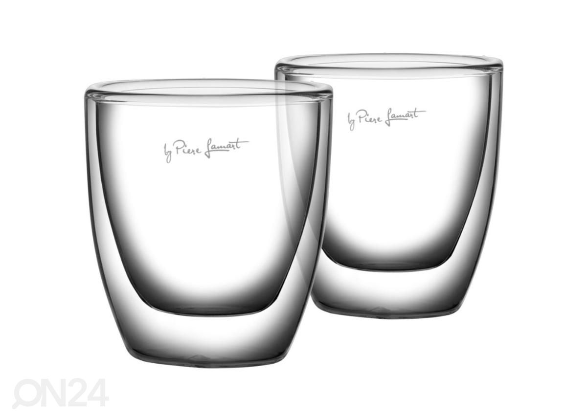 Чашки для эспрессо из боросиликатного стекла Vaso Lamart LT9009, 2 шт увеличить