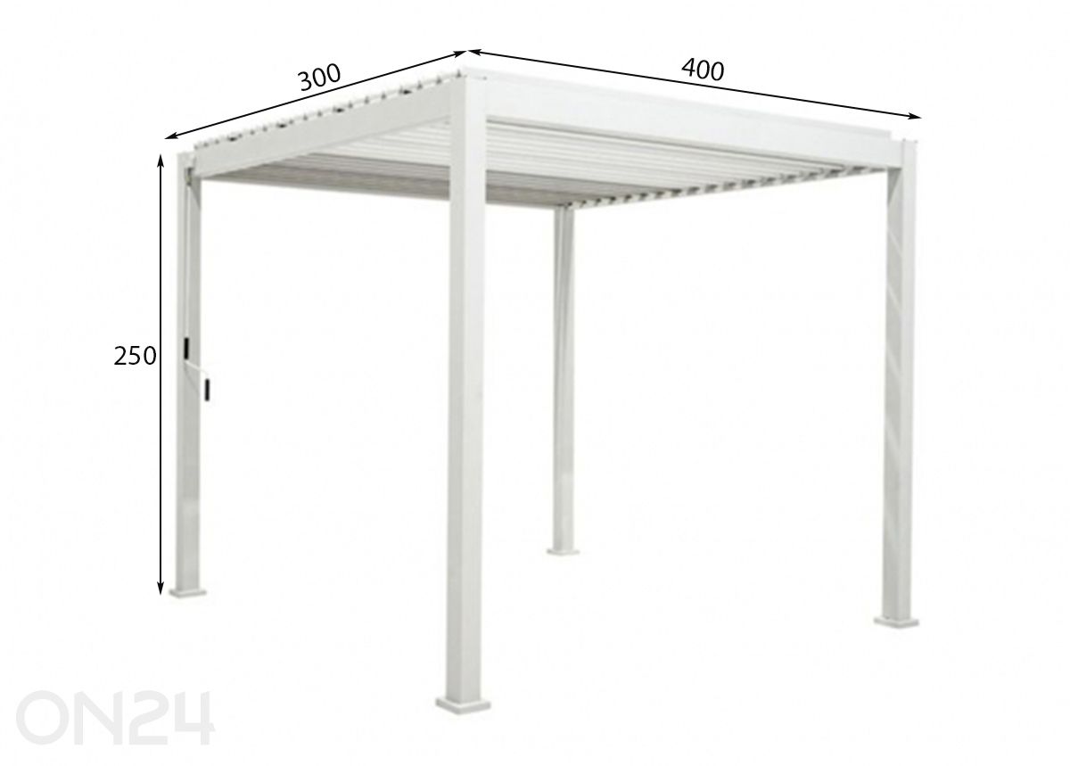 Шатер Mirador-111, 3x4 м увеличить размеры