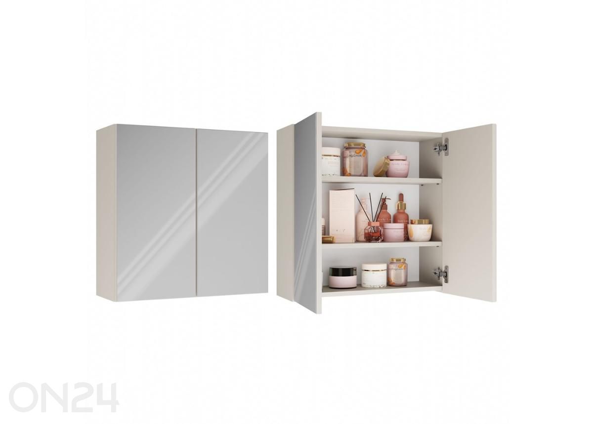 Шкафчик для ванной с зеркалом увеличить