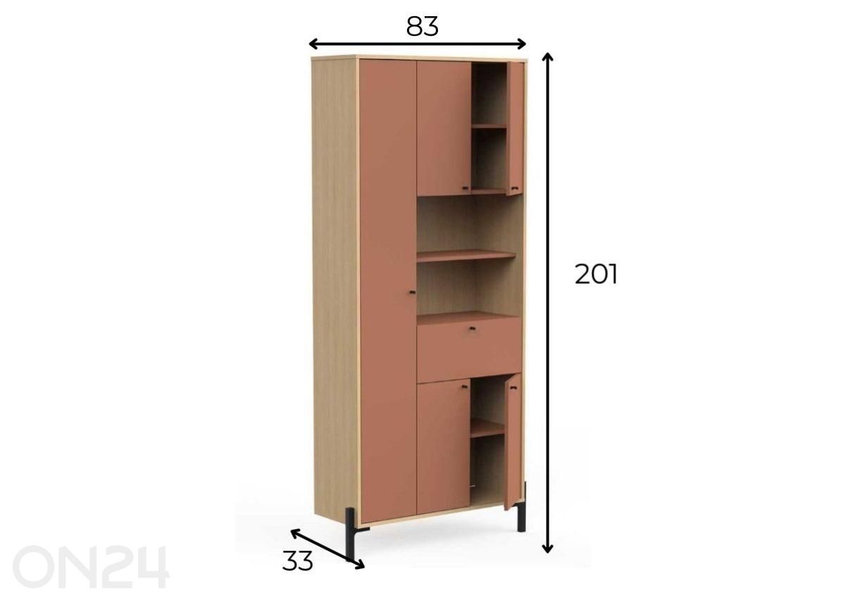Шкафчик для ванной Elisa с зеркалом 5u1s увеличить размеры