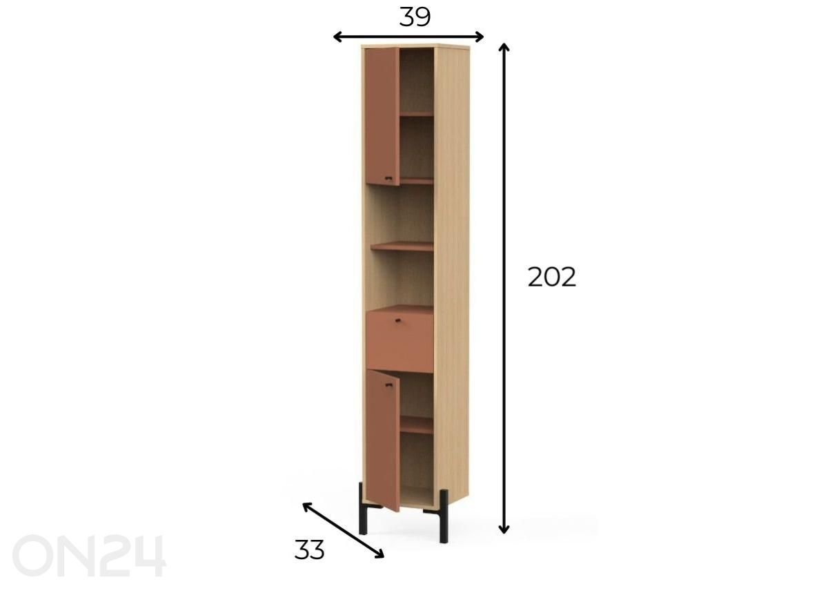 Шкафчик для ванной Elisa 2u1s увеличить размеры