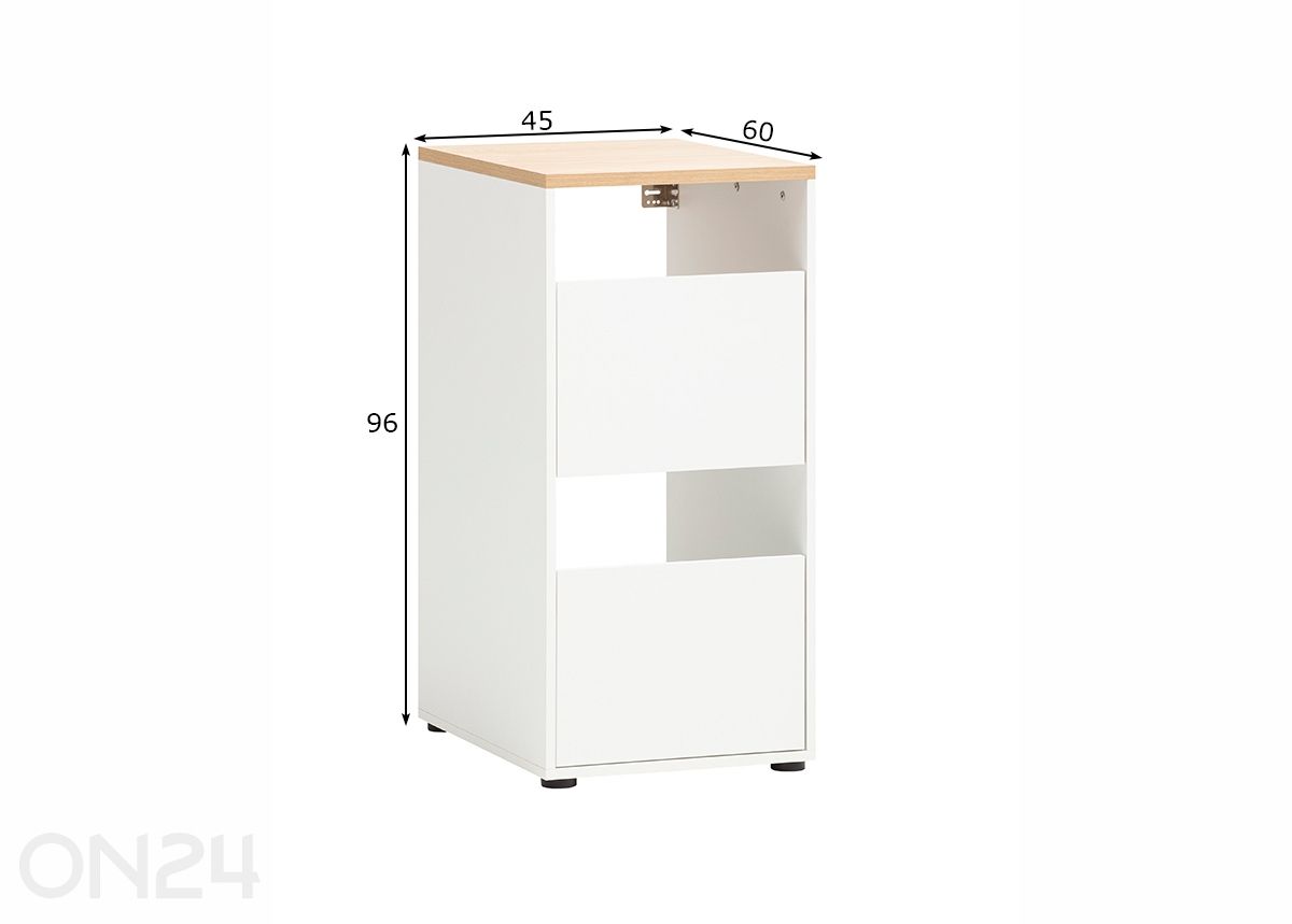 Шкафчик для ванной Solea увеличить размеры