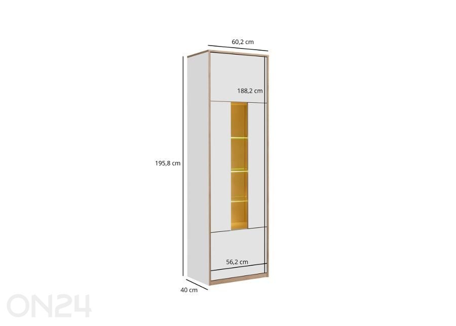 Шкаф-витрина Complex увеличить размеры