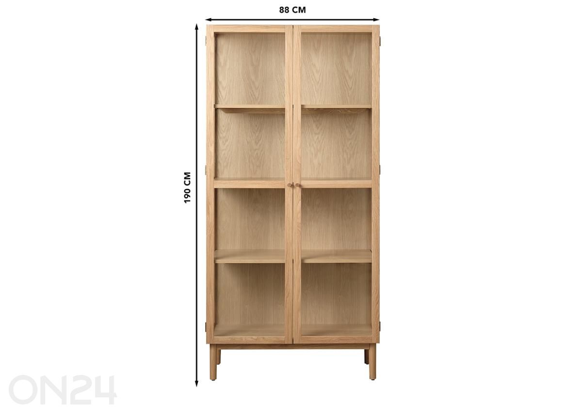 Шкаф-витрина Elba увеличить размеры