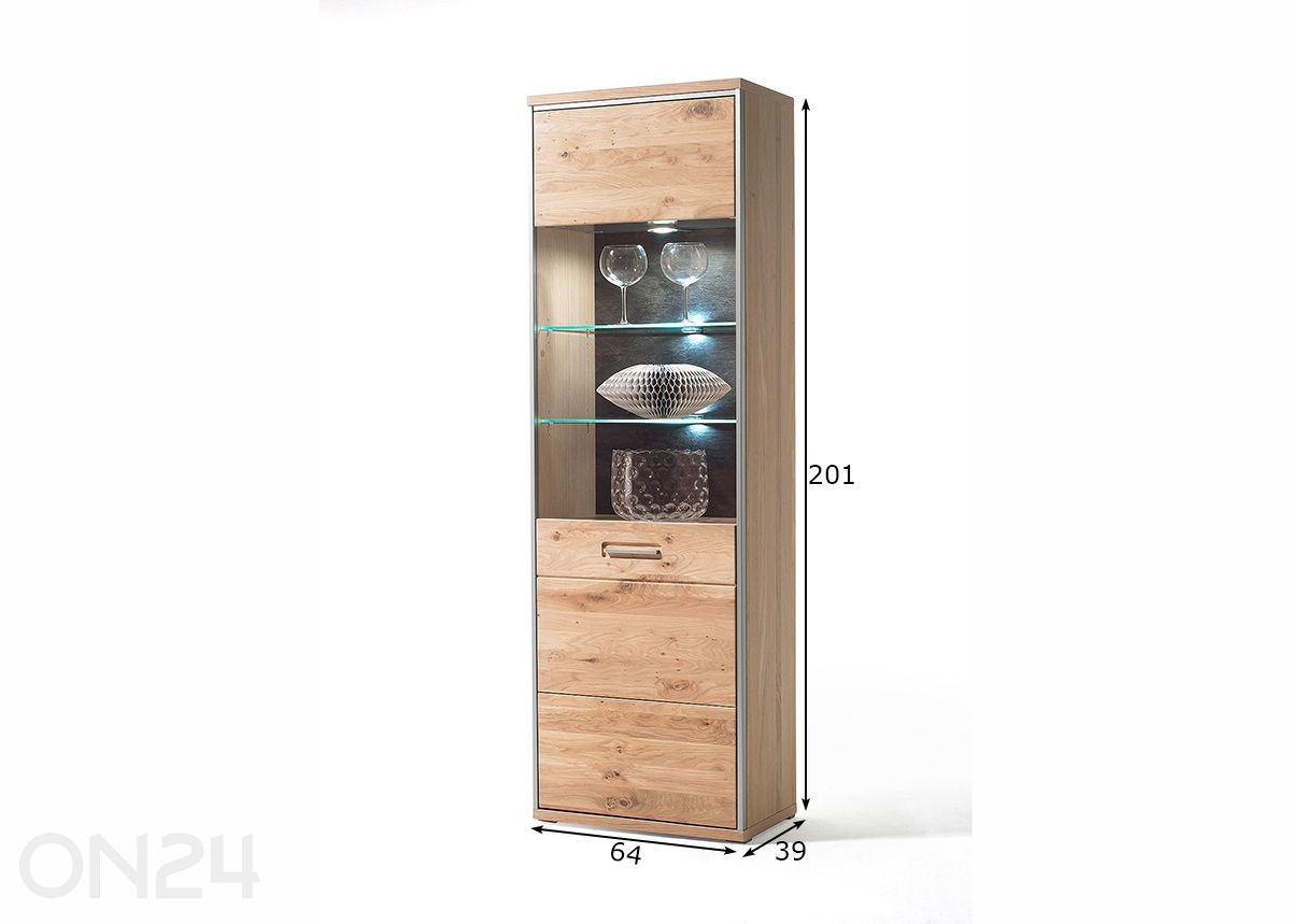 Шкаф-витрина Espero увеличить размеры