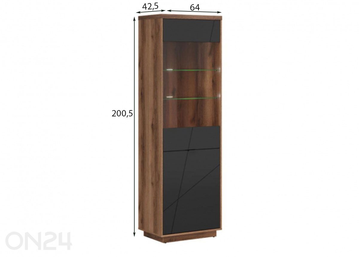 Шкаф-витрина Forn увеличить размеры