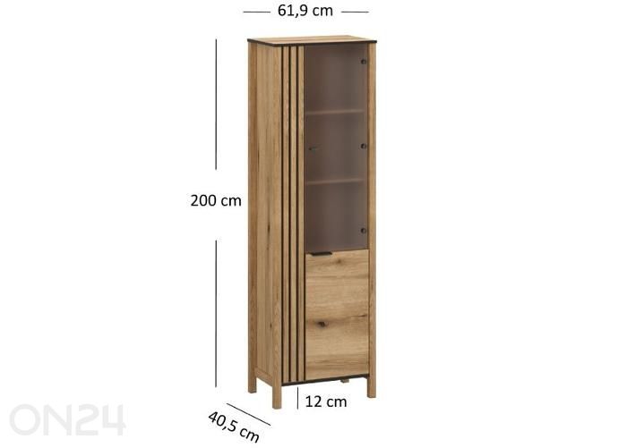 Шкаф-витрина Helix увеличить размеры