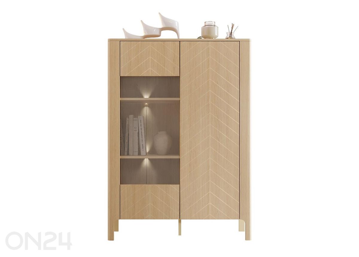 Шкаф-витрина Malumi + LED увеличить