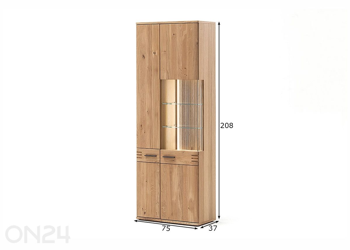 Шкаф-витрина Salvador 75 см увеличить размеры