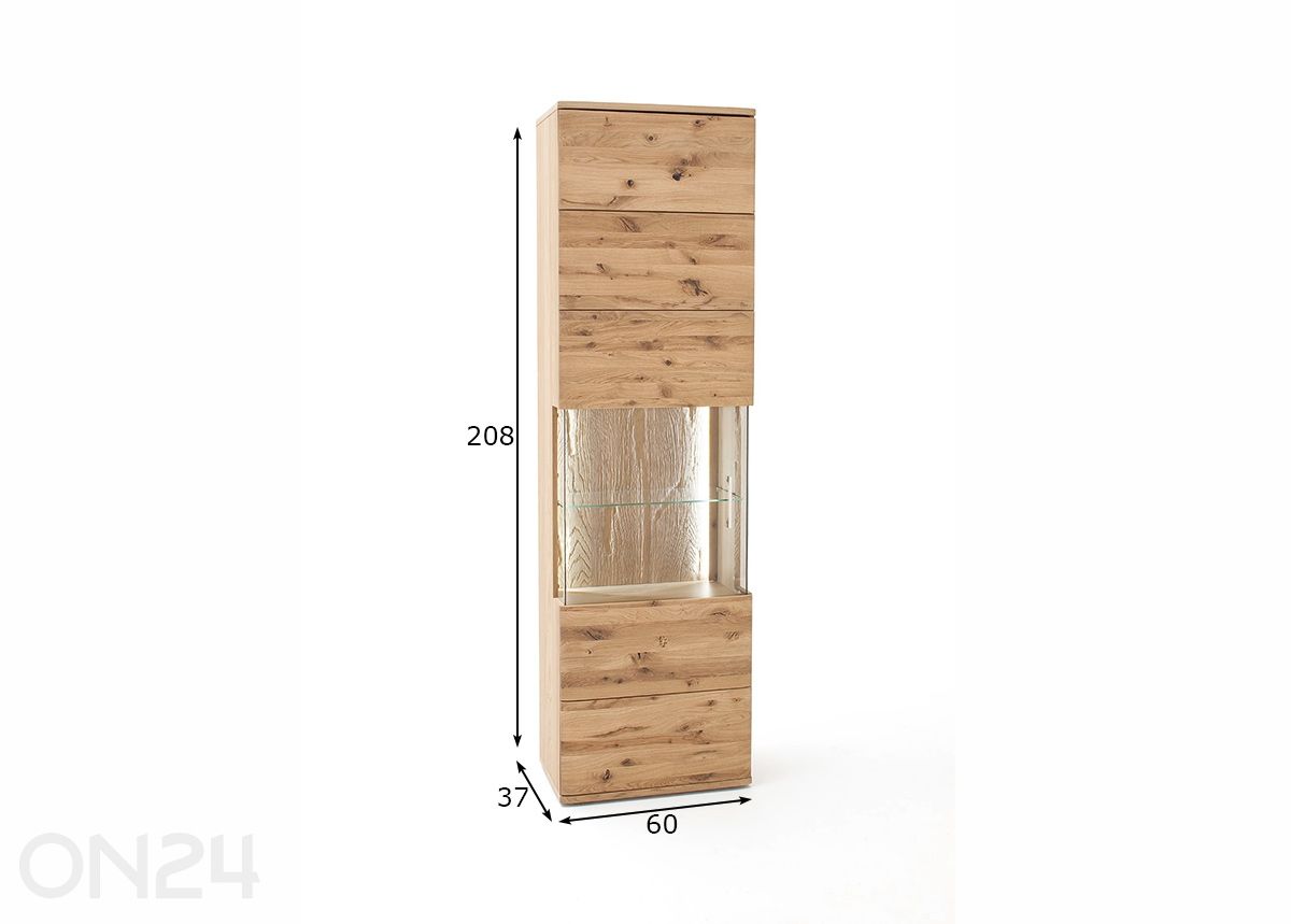 Шкаф-витрина Santori 60 см увеличить размеры