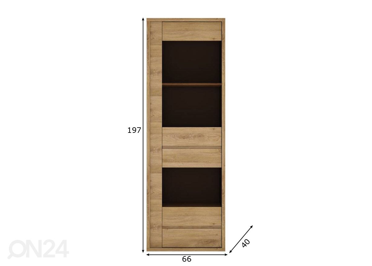Шкаф-витрина Shetland 66 cm увеличить размеры