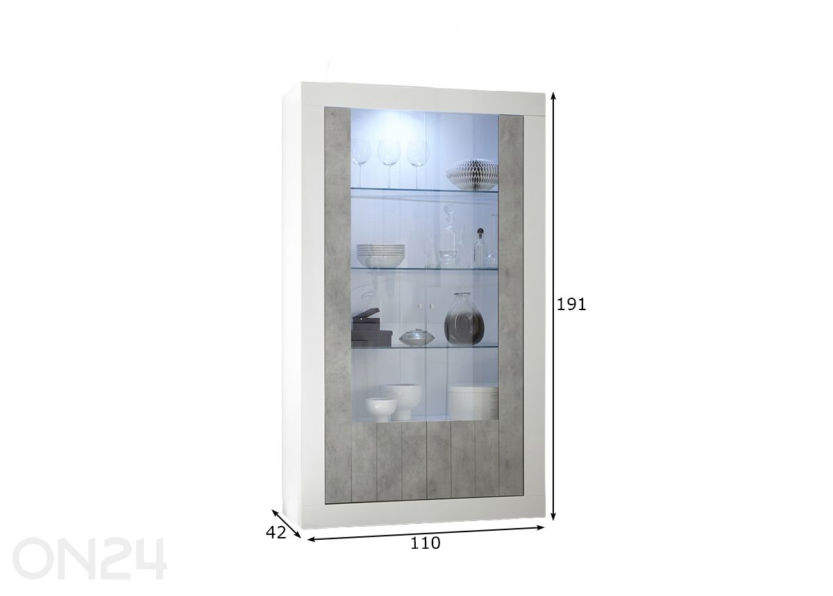 Шкаф-витрина Urbino увеличить размеры