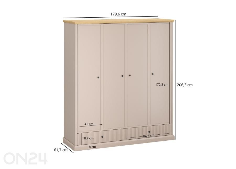 Шкаф в ванную Idello 179,6 см увеличить размеры