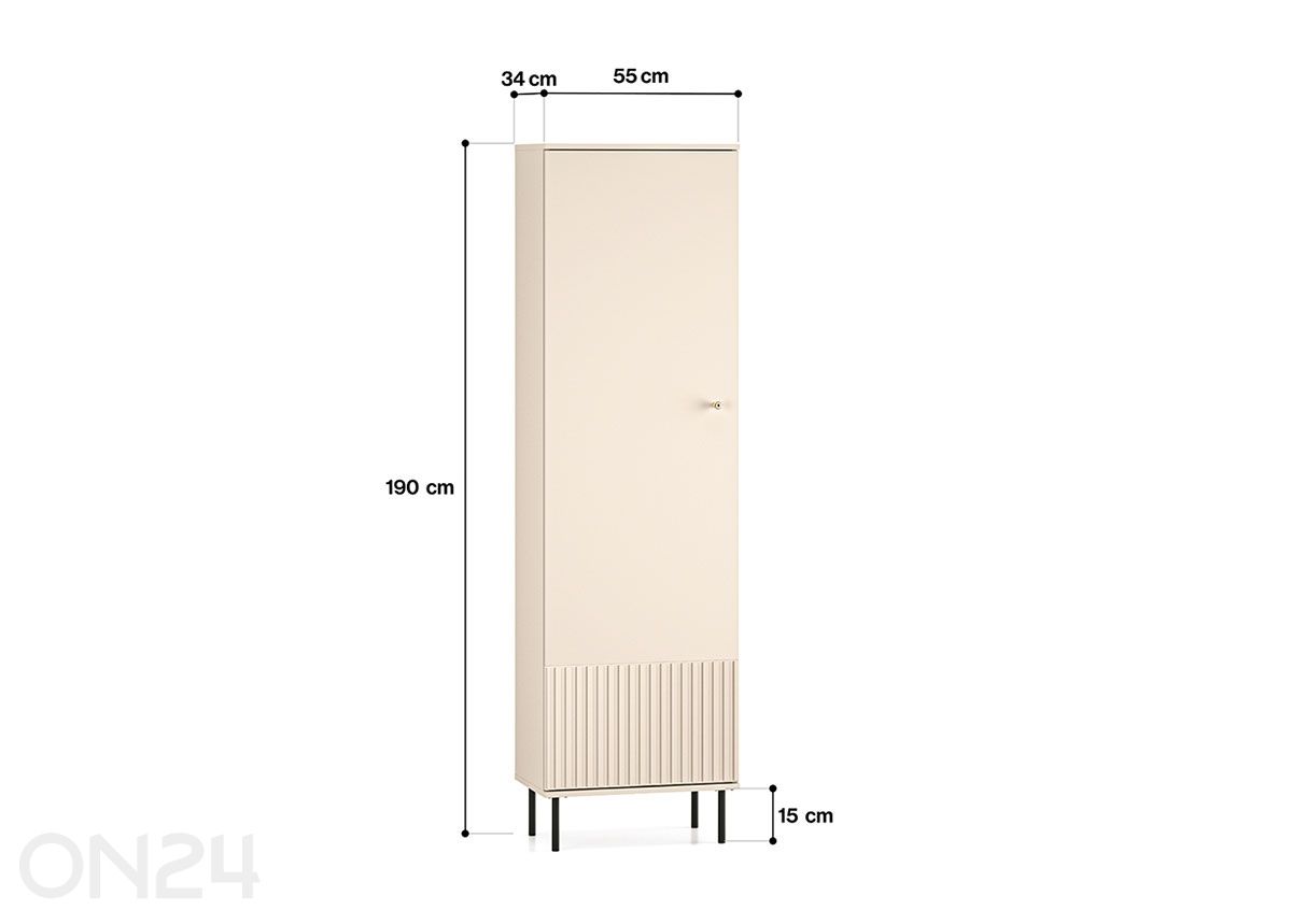 Шкаф в прихожую Sophie увеличить размеры