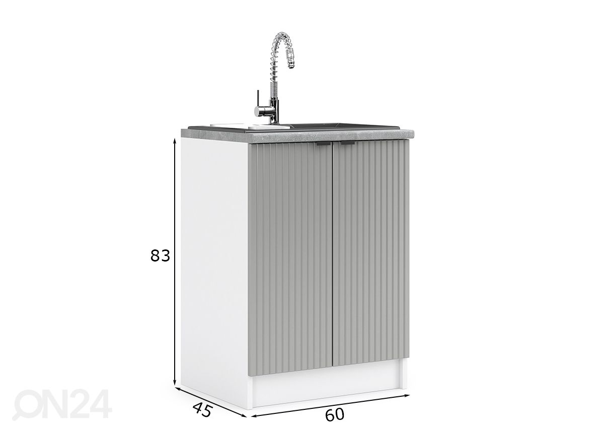 Шкаф для раковины Lissone 60 cm увеличить размеры