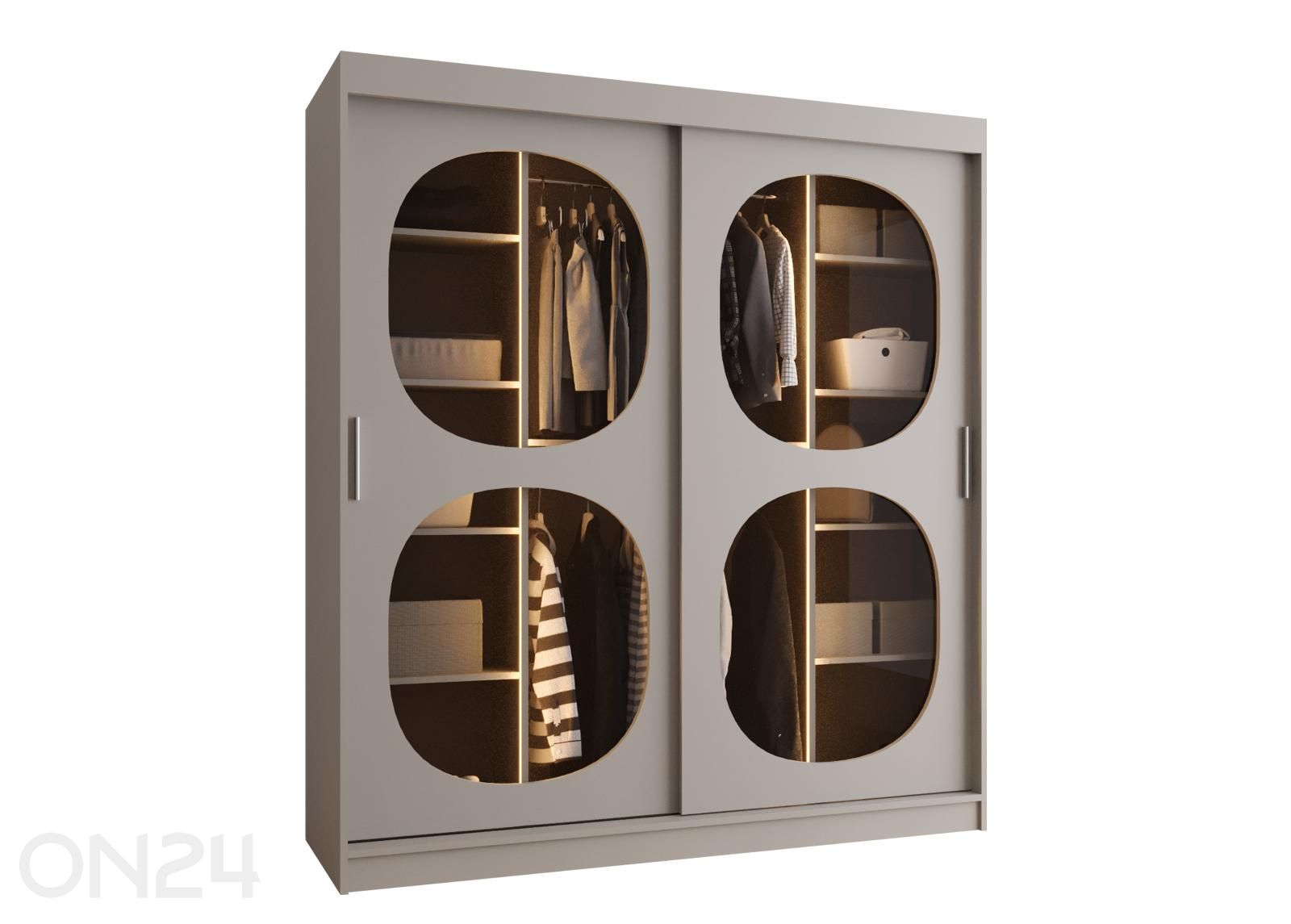 Шкаф-купе Bahrajn 180 см + LED увеличить