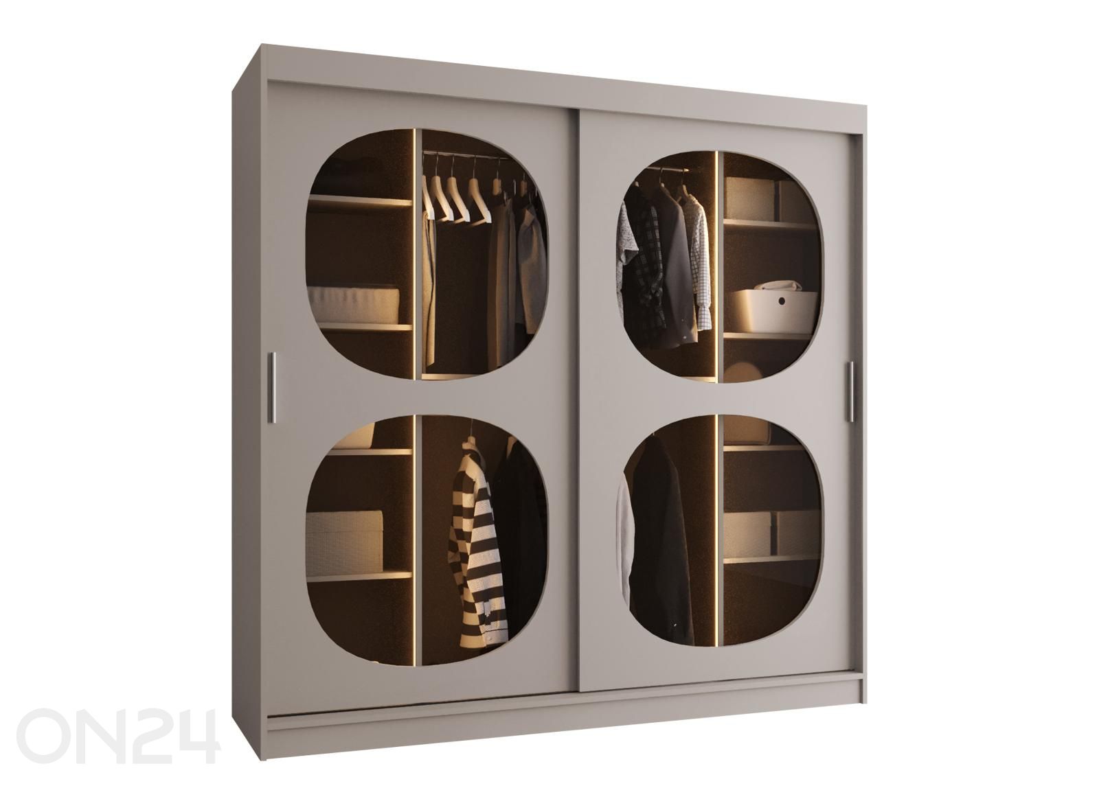 Шкаф-купе Bahrajn 200 см + LED увеличить