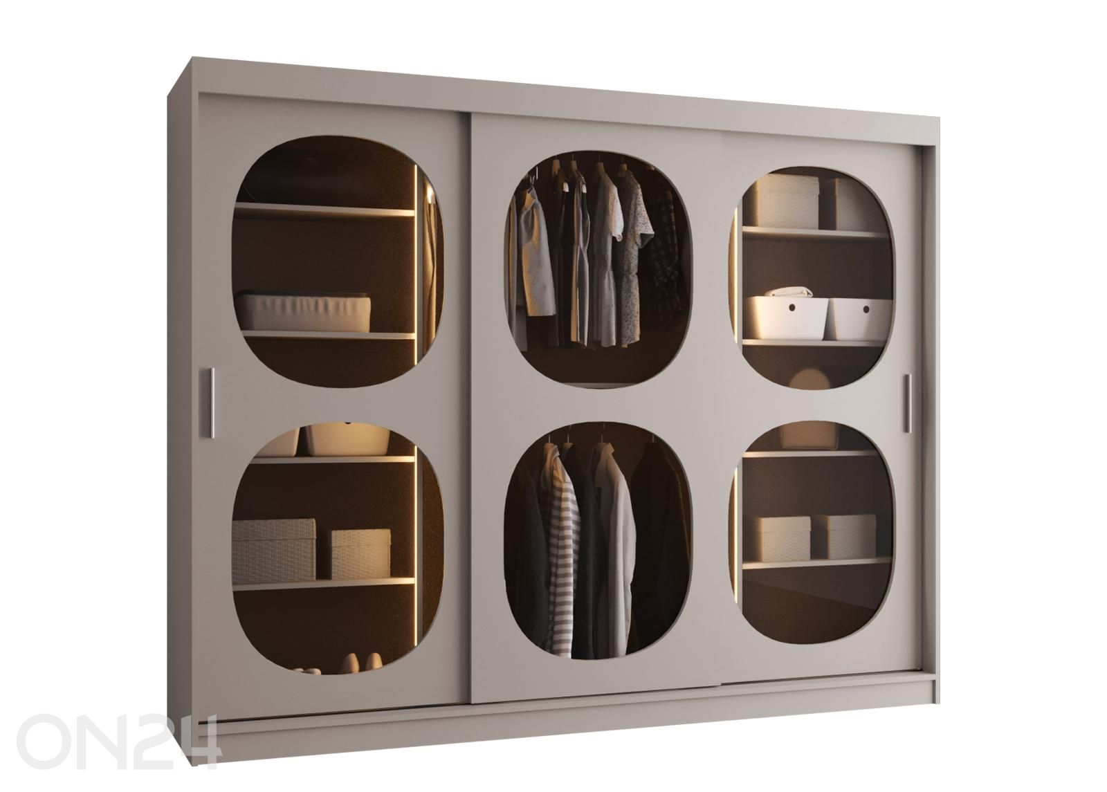 Шкаф-купе Bahrajn 250 см + LED увеличить