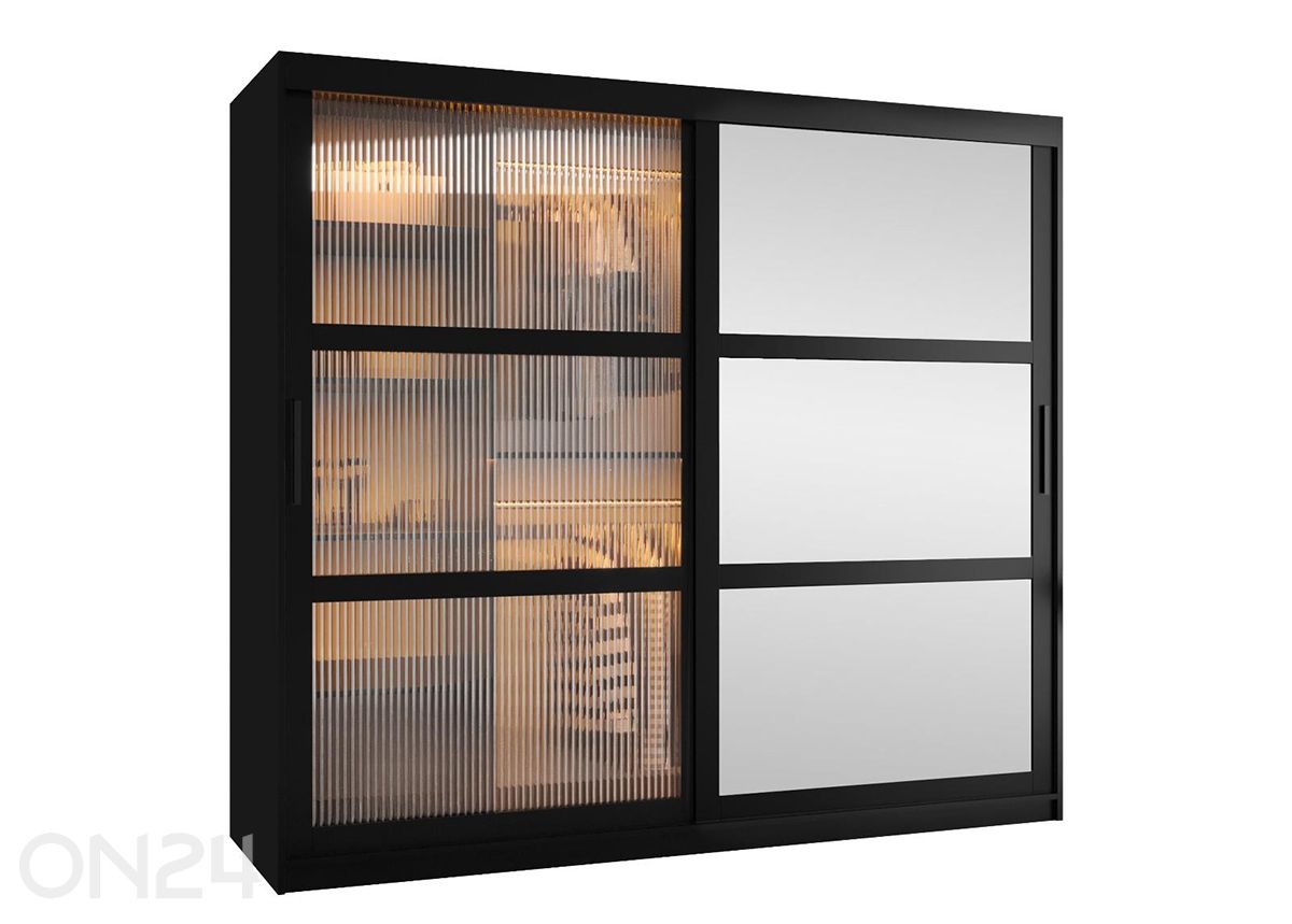 Шкаф-купе Flutes 200 см + LED увеличить