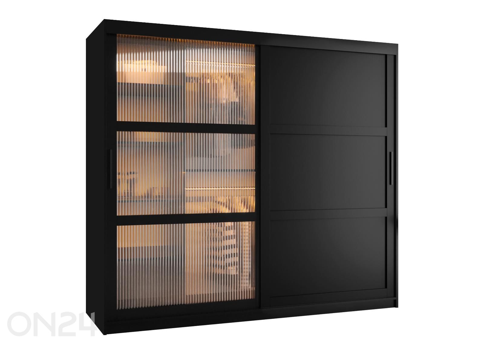 Шкаф-купе Flutes 200 см + LED увеличить