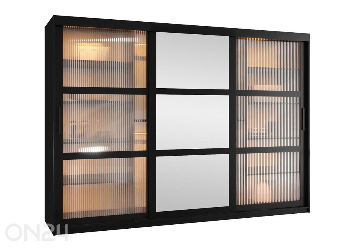 Шкаф-купе Flutes 250 см + LED увеличить