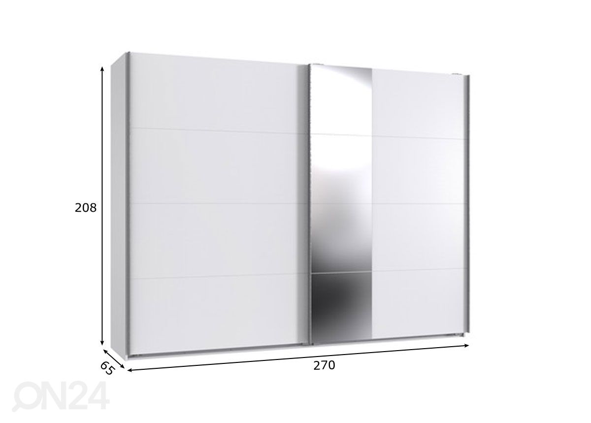 Шкаф-купе Kerpen 270 cm увеличить размеры