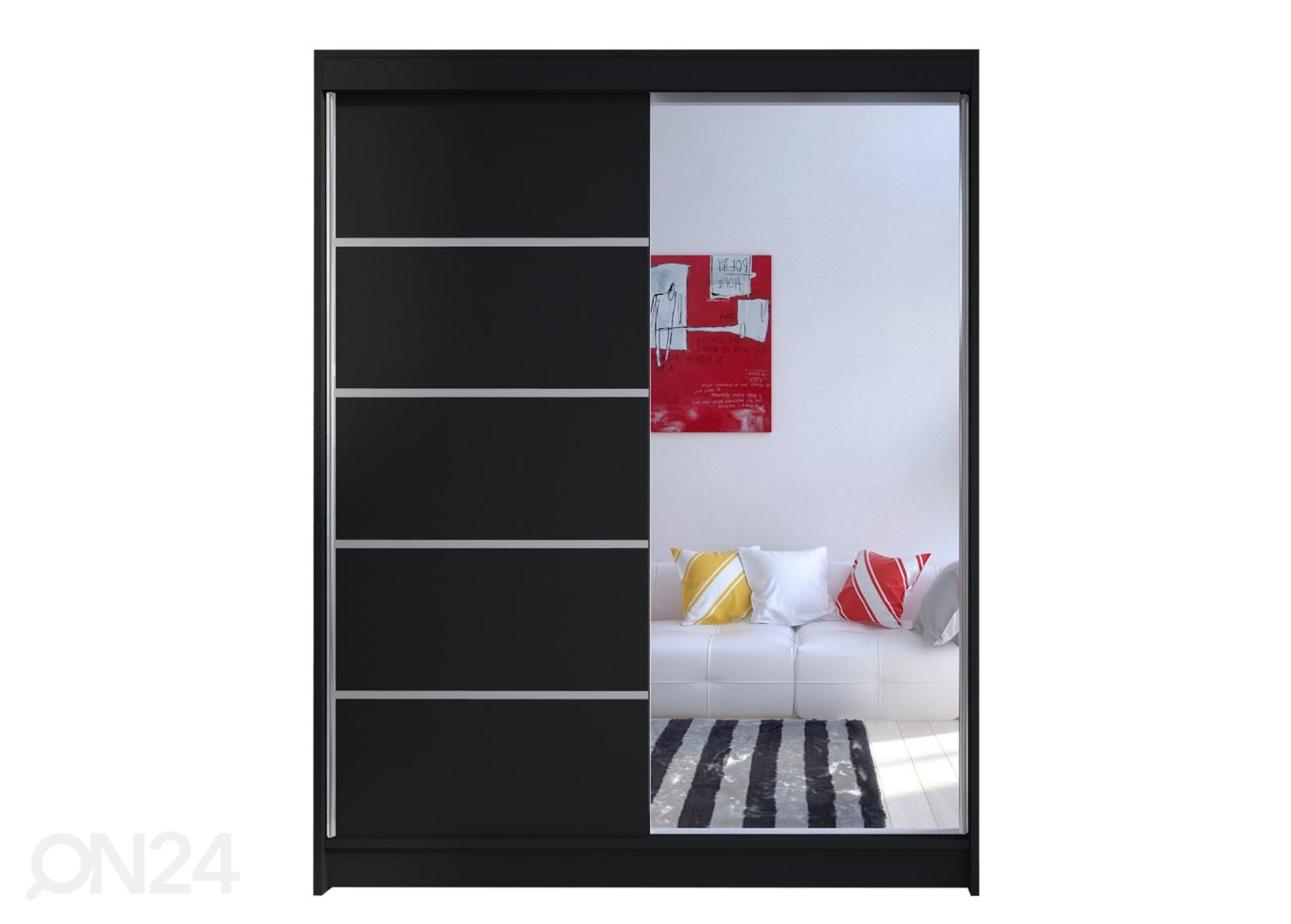 Шкаф платяной 3 + LED увеличить