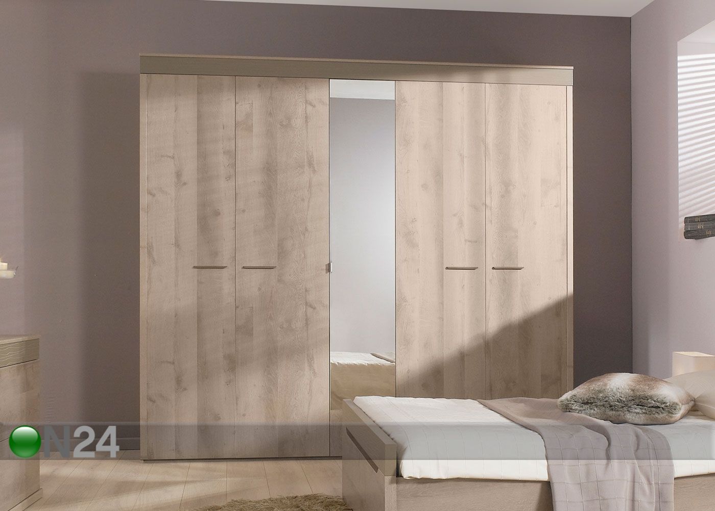 Шкаф платяной Perla oak с 5-ю дверьми увеличить