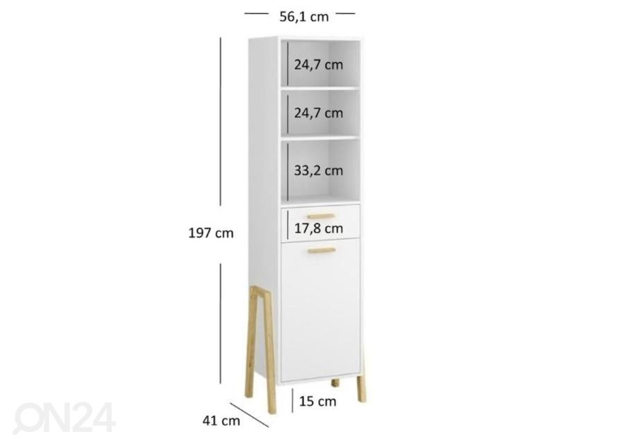 Шкаф-полка Belle 56,1 см увеличить размеры