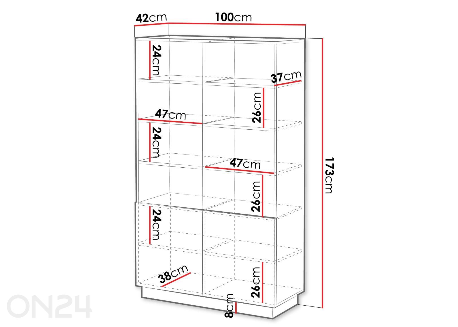 Шкаф-полка Liverti увеличить размеры