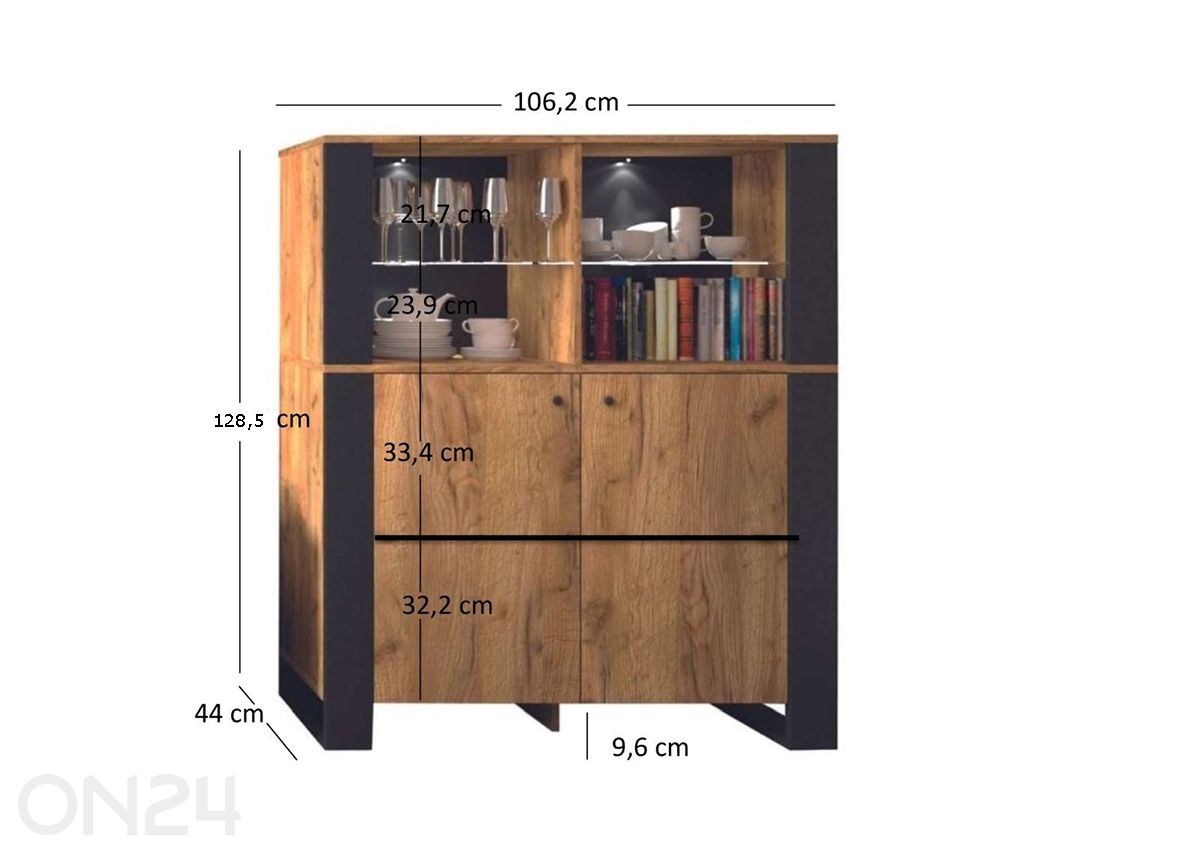Шкаф-полка Wood увеличить размеры