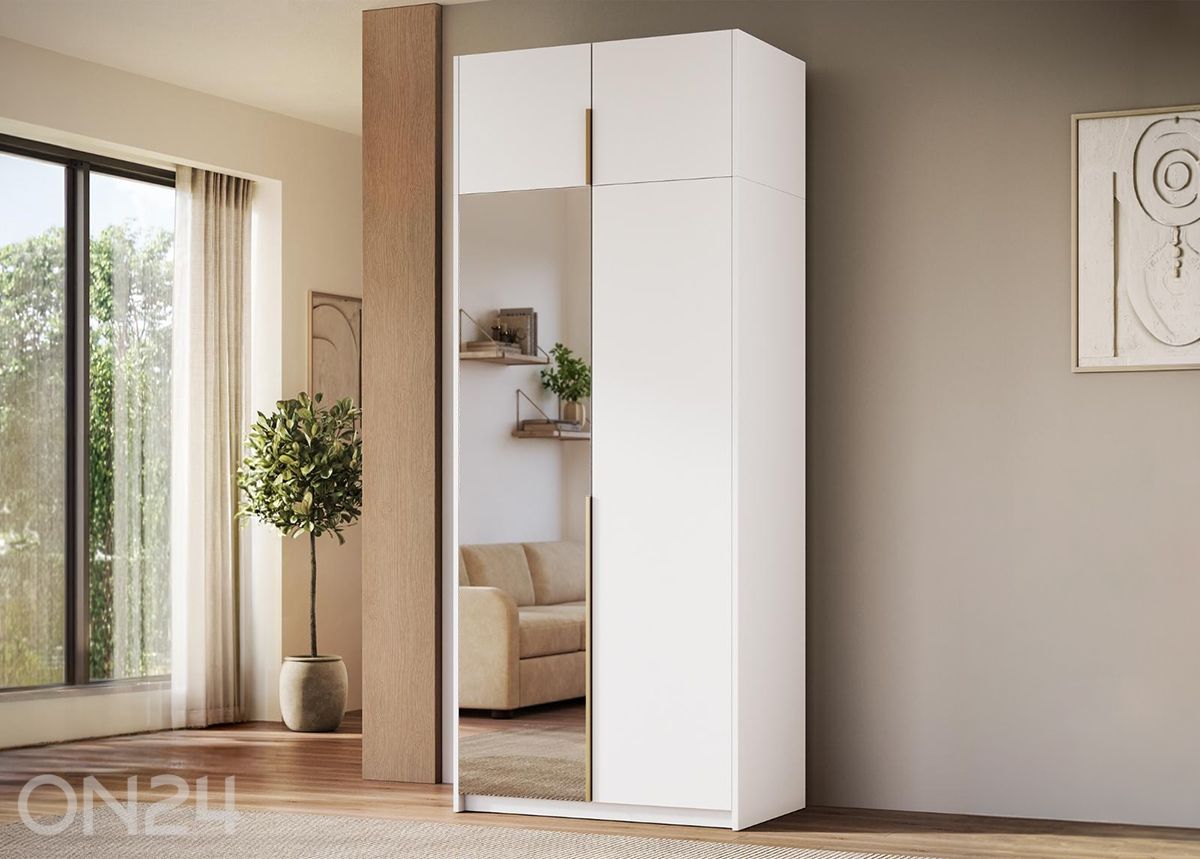 Шкаф с зеркалом Alera II 100 см увеличить