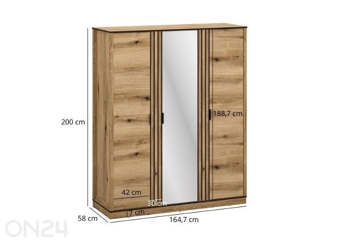 Шкаф с зеркалом Helix увеличить размеры