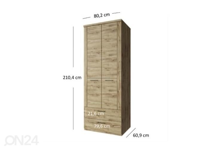 Шкаф Doorset 80,2 см увеличить размеры
