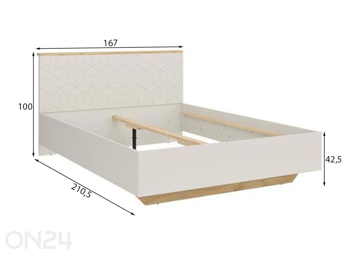Шкаф Glamour 160x200 см увеличить размеры