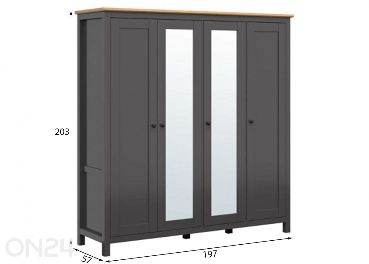 Шкаф Hesen увеличить размеры