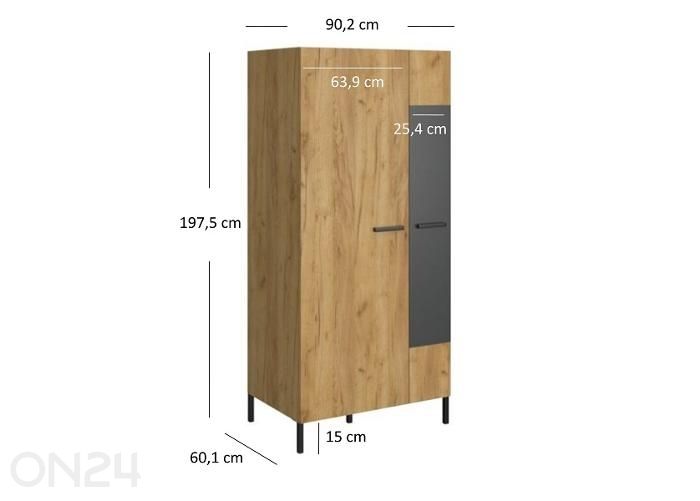 Шкаф Santes 90,2 см увеличить размеры