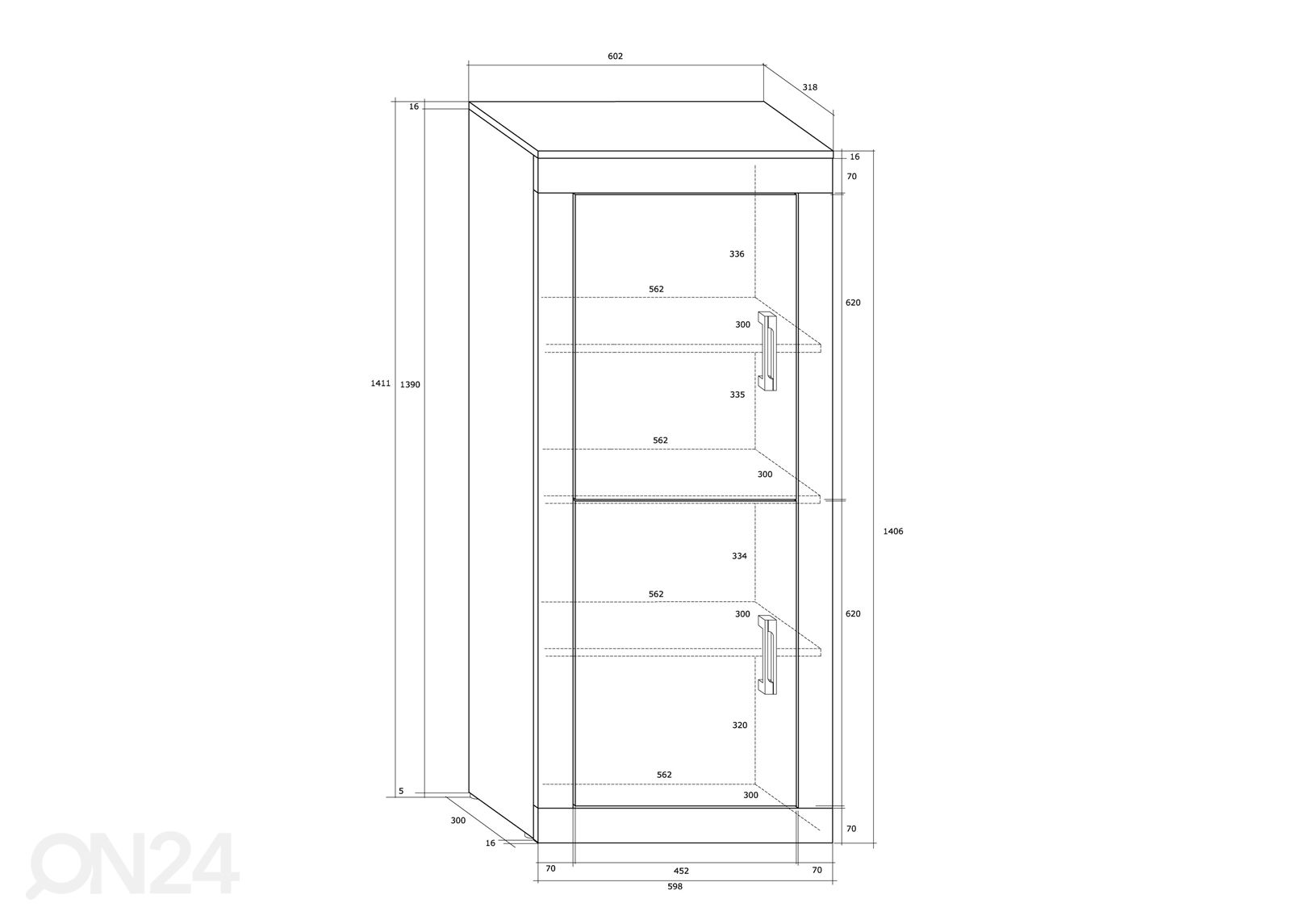 Шкаф Skibbereen 60 cm увеличить размеры