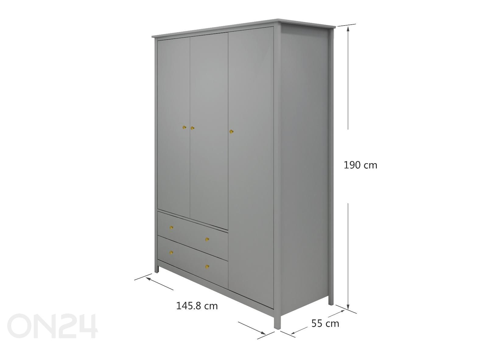 Шкаф THUKA Luna, 3-дверный увеличить размеры