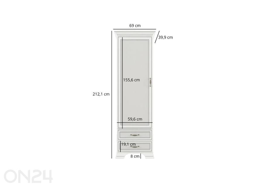 Шкаф Tiffany II увеличить размеры