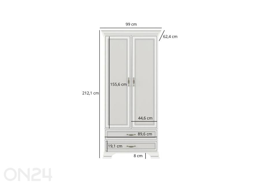 Шкаф Tiffany II увеличить размеры