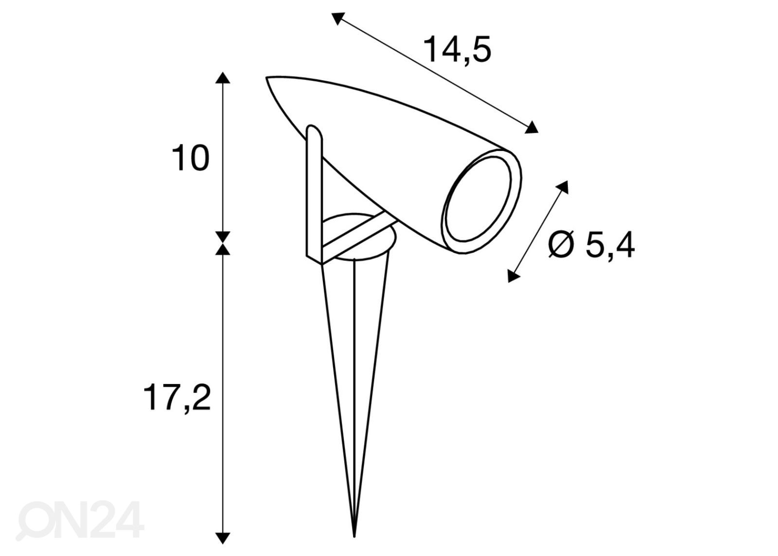 Штыревой светильник Syna увеличить размеры