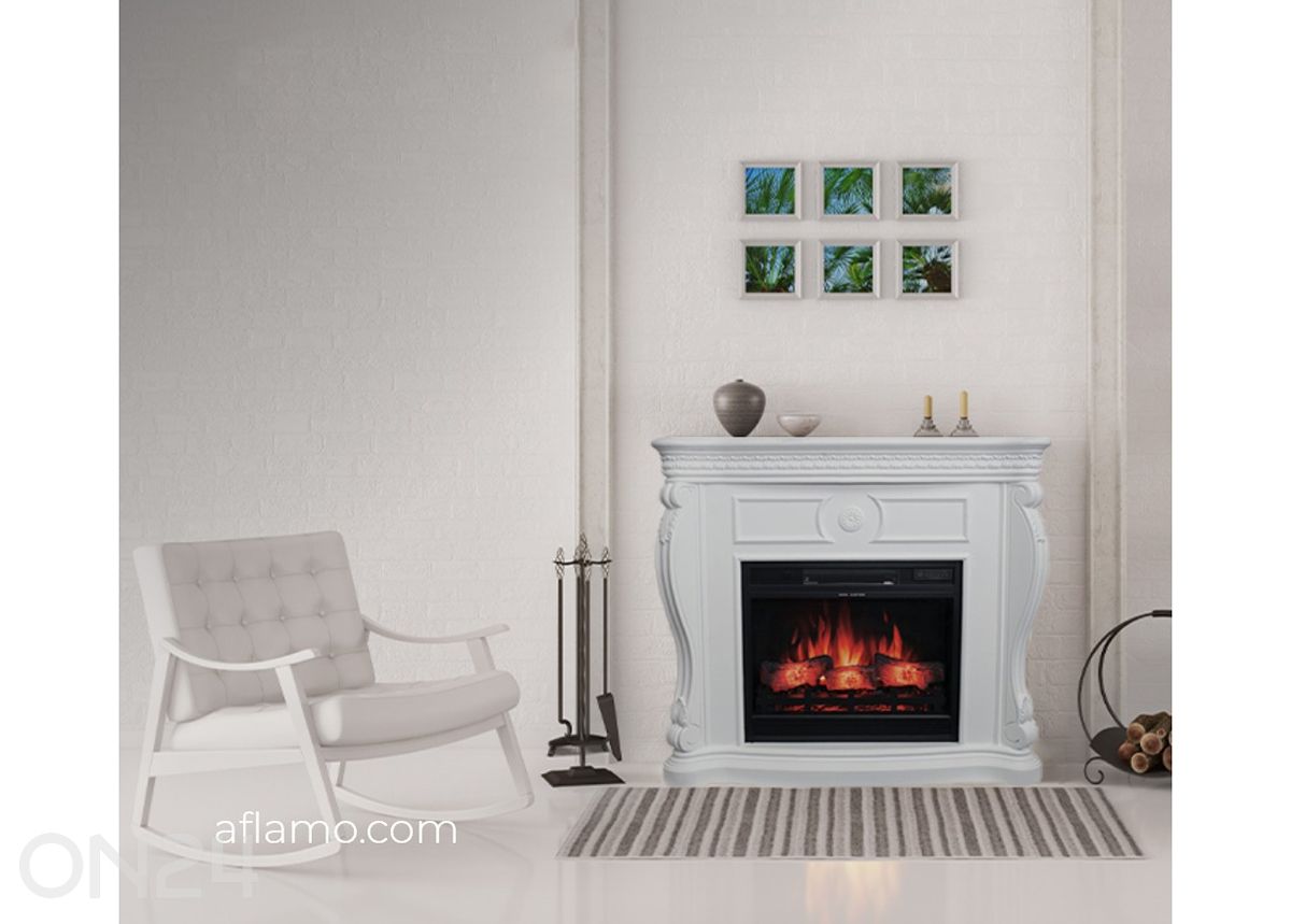 Электрокамин Aflamo Lex LED 60 3D увеличить