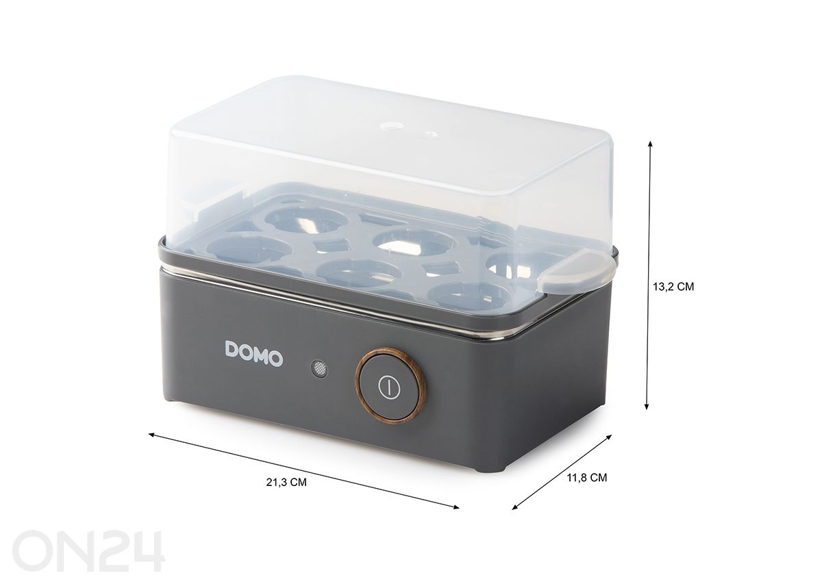 Яйцеварка Domo 400W, антрацитовая увеличить размеры