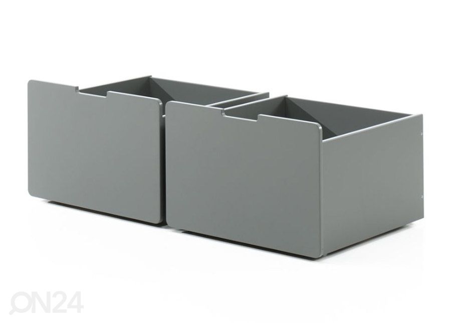Ящики кроватные Pino 2 шт, серый увеличить